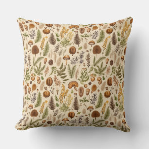 Coussin Fleur Floral Champignons Nature Amour Jaillir Orei
