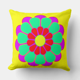 Coussin Fleur Funky Power Bloom I