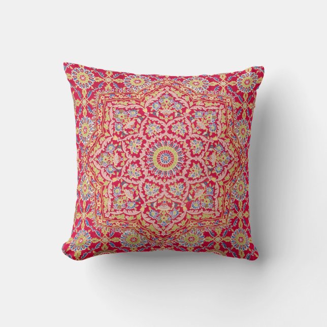 Coussin Fleur Indienne (Recto)