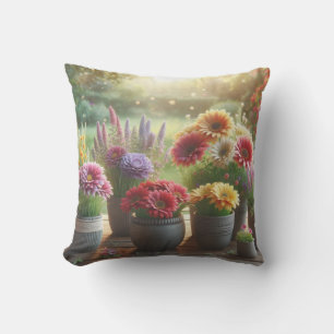 Coussin Fleur lumineuse
