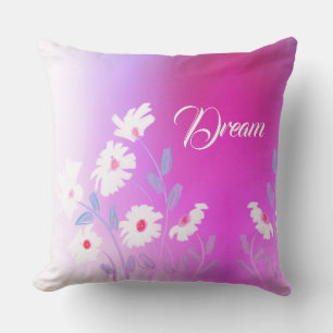 Coussin Fleur marguerite Accentée