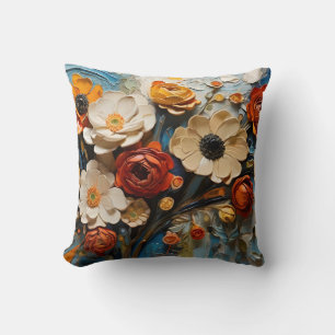 Coussin Fleur Mariage floral Arrière - plan ardent