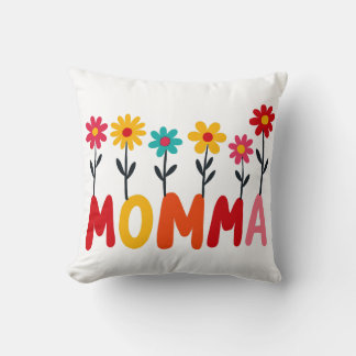 Coussin Fleur MOMMA - Oeuvre florale fantaisiste