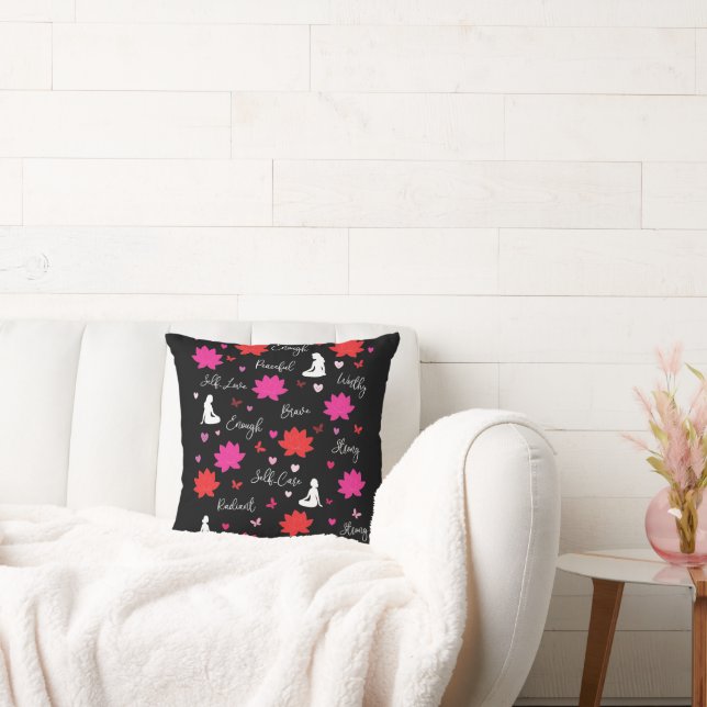 Coussin Fleur Motif Floral Pilier de l'Amour de So (Canapé)