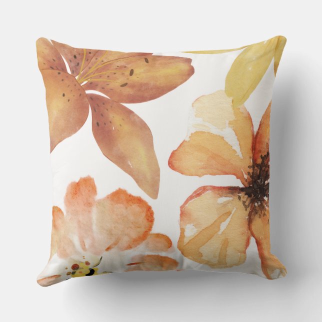 Coussin Fleur orange (Verso)