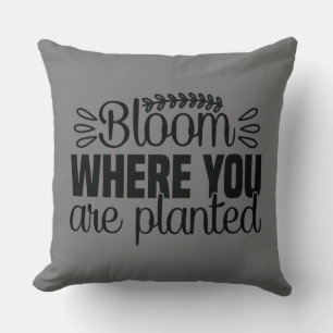 Coussin Fleur où vous êtes planté