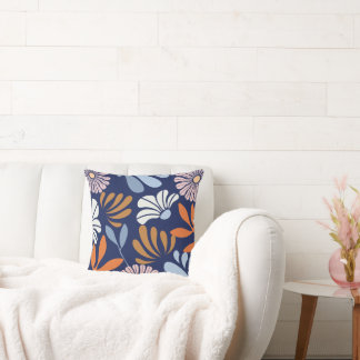Coussin Fleur Retro Gras