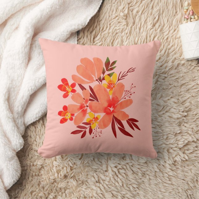 Coussin Fleur rose (Couverture)