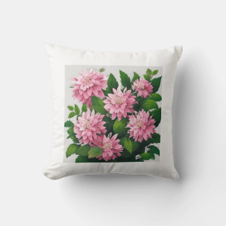 Coussin Fleur rose