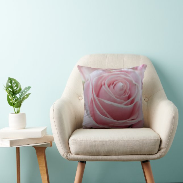 Coussin Fleur Rose mignonne (Chaise)