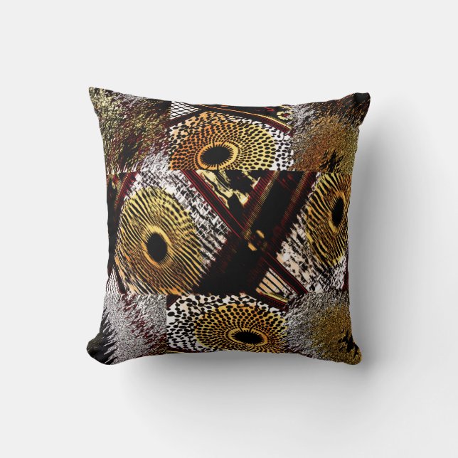 Coussin Fleur russe du désert africain (Recto)