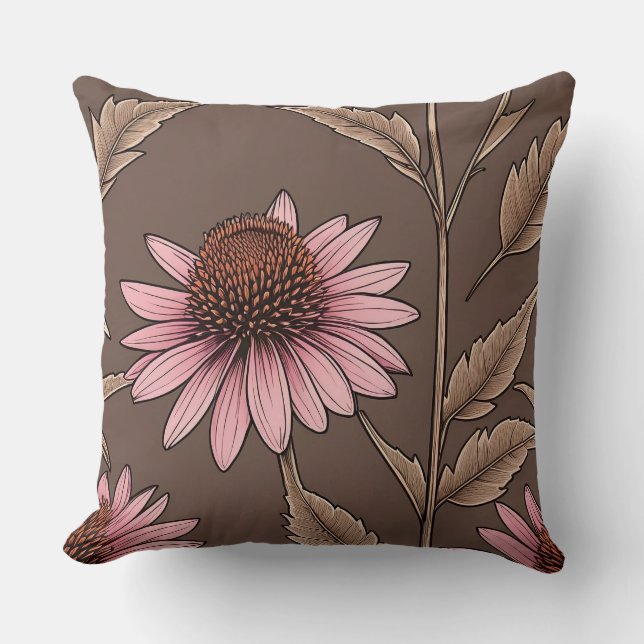 Coussin Fleur sauvage (Recto)