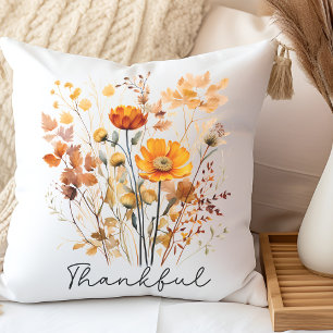 Coussin Fleur sauvage automne