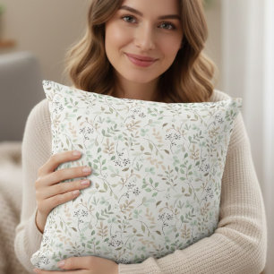 Coussin Fleur sauvage Boho 