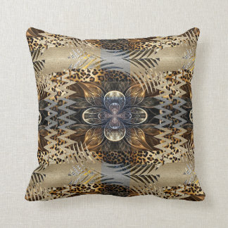 Coussin Fleur sauvage d'Afrique Abstraite