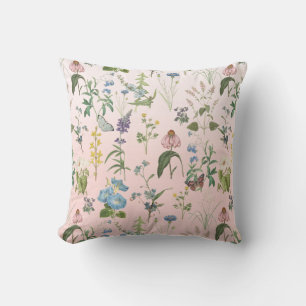 Coussin Fleur sauvage de printemps Floral Meadow Baby Girl