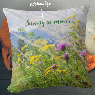 Coussin Fleur sauvage d'été Meadow