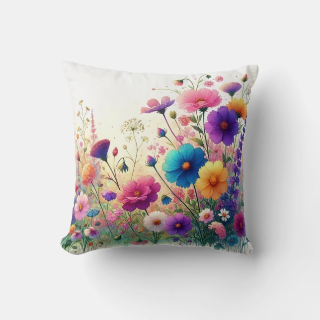 Coussin Fleur sauvage Rhapsody (Recto)
