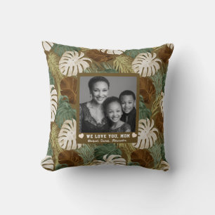 Coussin Fleur Tropicale Belle-Mère Mère Maman Bohème