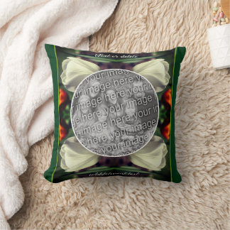 Coussin Fleur Tulipe Blanche Personnalisée Ajouter Votre P