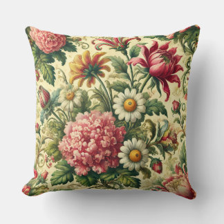 Coussin Fleur vintage
