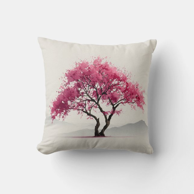 Coussin Fleurir dans le silence (Recto)