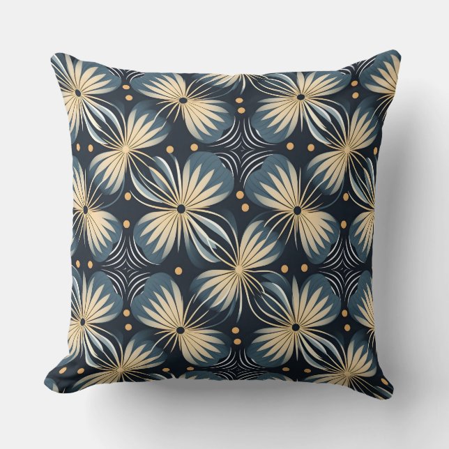 Coussin Fleurissant en murmure   (Recto)