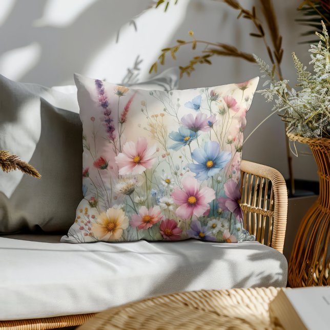 Coussin Fleurs à l'état sauvage (Créateur téléchargé)