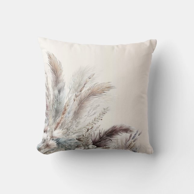 Coussin Fleurs Bohèmes Terriennes Bohème Chic  (Recto)