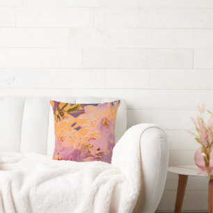 Coussin Fleurs colorées