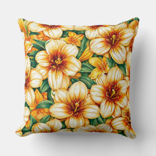 Coussin Fleurs colorées