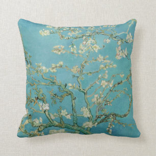 Coussin Fleurs d'amandes par Vincent Van Gogh Art