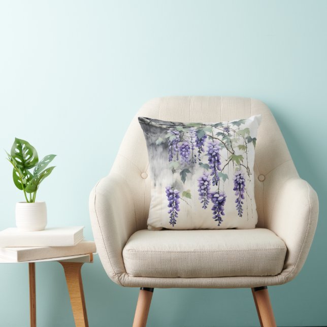 Coussin Fleurs de bactéries Nature (Chaise)