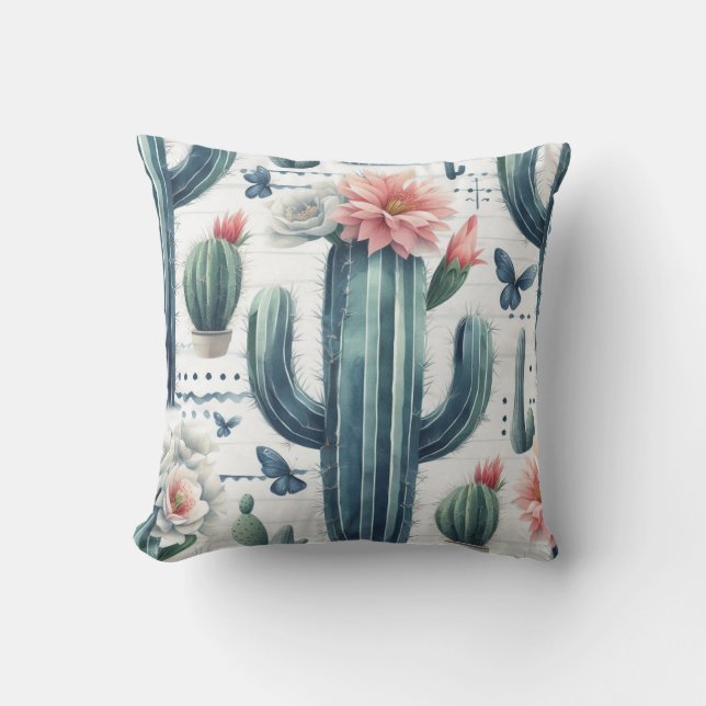 Coussin Fleurs de cactus (Recto)