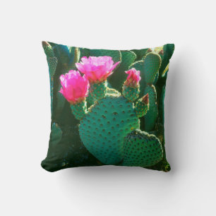 Coussin Fleurs de Cactus Beavertail