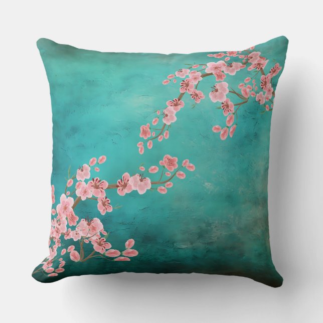 Coussin Fleurs de cerisier italiennes (Recto)