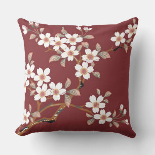 Coussin Fleurs de cerisier japonaises