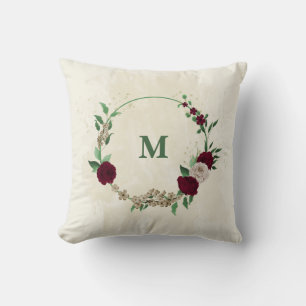 Coussin Fleurs de champagne bourguignonne