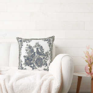 Coussin Fleurs de faisans