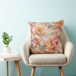 Coussin Fleurs de Fantaisie Luxueuses