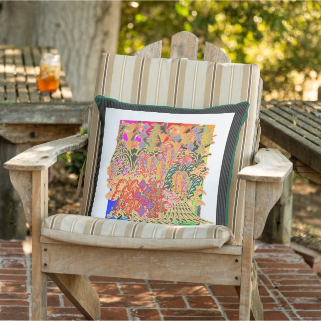 Coussin Fleurs de Jardin (Chaise)