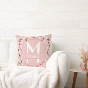Coussin Fleurs de jardin vintage