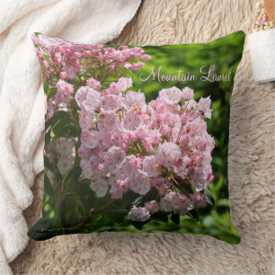 Coussin Fleurs de lauriers roses