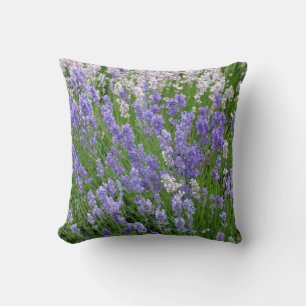 Coussin Fleurs de lavande violette