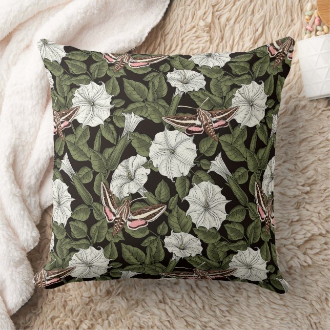 Coussin Fleurs de lune et sphinx Mois (Couverture)