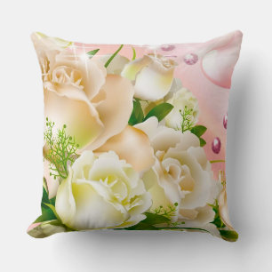 Coussin Fleurs de mariage