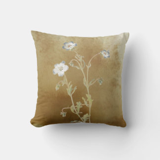 Coussin Fleurs de Nemophila