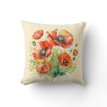 Fleurs de pavot Jolies Fleurs sauvages Poppies rou