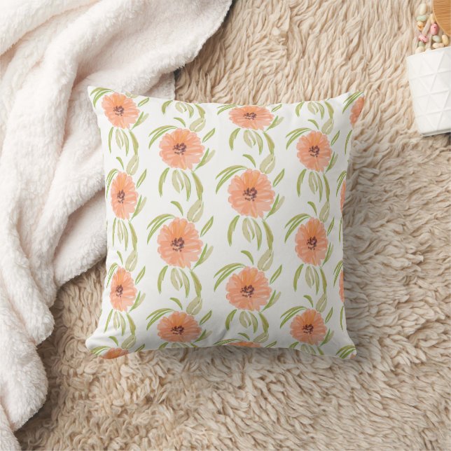 Coussin Fleurs de prairie aquarelle Fleur sauvage (Couverture)