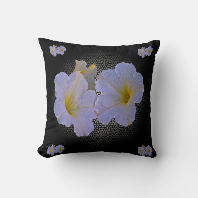 Coussin Fleurs de printemps. (Recto)